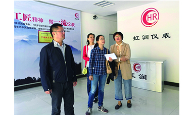 福建省總工會勞動部對虹潤公司陳志揚示范性省勞模工作室進行考核調(diào)研